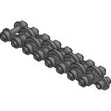 HUTR 12B SC - Roller top chain